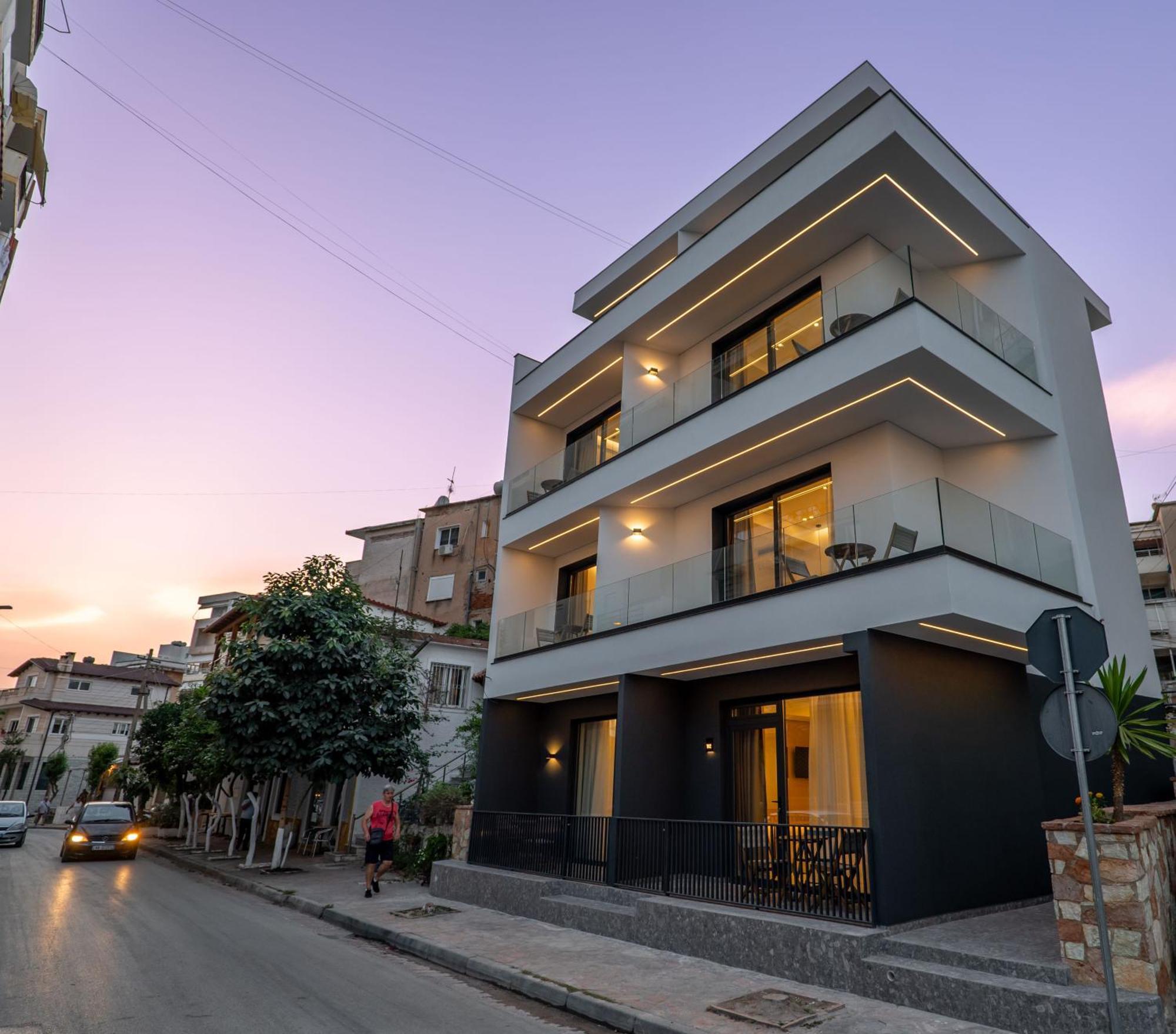 Austin Boutique Hotel Sarandë Eksteriør billede